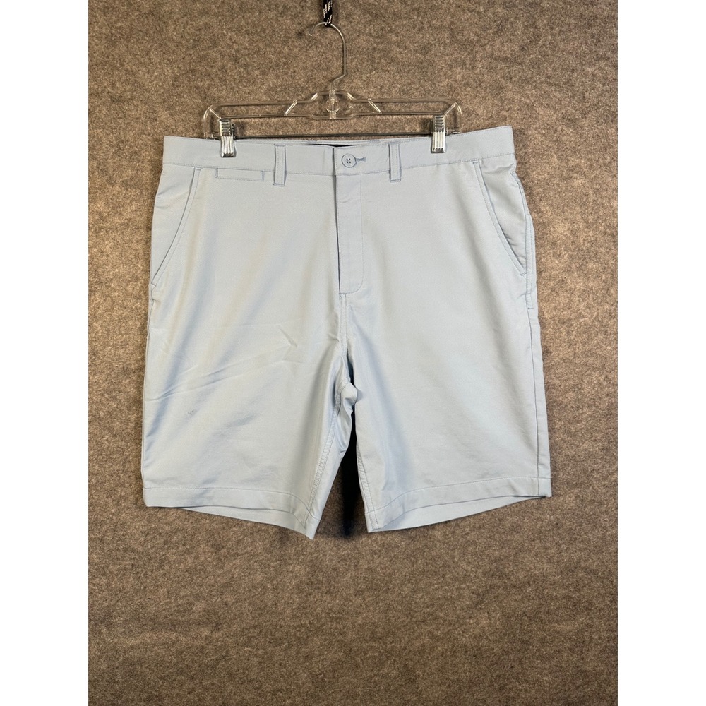 Johnnie-O Sterling Mens Golf Shorts Light Blue Stretch JMSH1070 Size 36